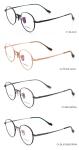 Retro Literature And Art Elliptic Frame Beta Titanium Flexible Glasses