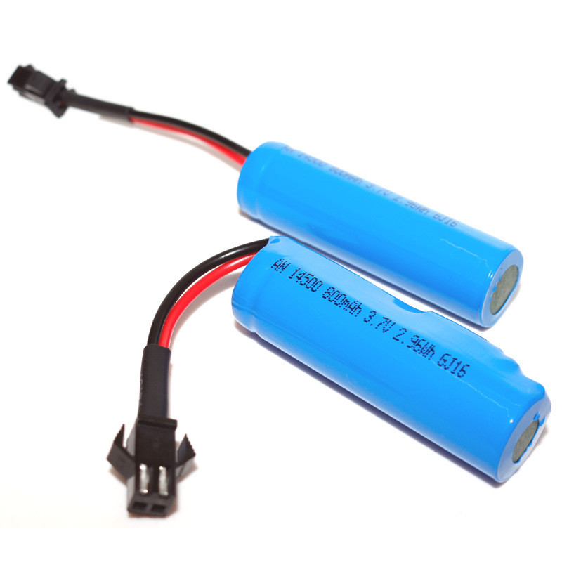3.7V 800mAh 14500 Battery Pack