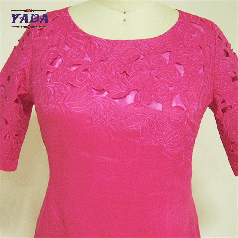 Women print latest casual design loose a line women's clothing sexy dress