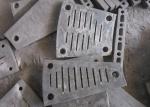 High Cr Steel Blind Plates Cement Mill Liners Hardness HRC43-52
