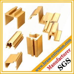 Quality Extruded brass profiles for decoration material wholesale