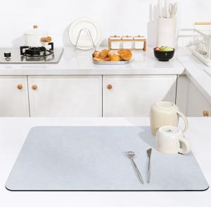 Quality Reusable Heat Resistant Kitchen Dish Drying Mat for Table Decoration Accessories wholesale