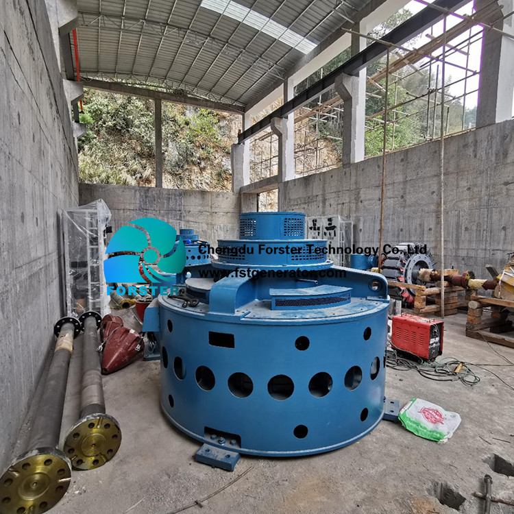 100 Kw Hydropower Mini Kaplan Turbina , Mini Hydro Generator 1500 R / Min
