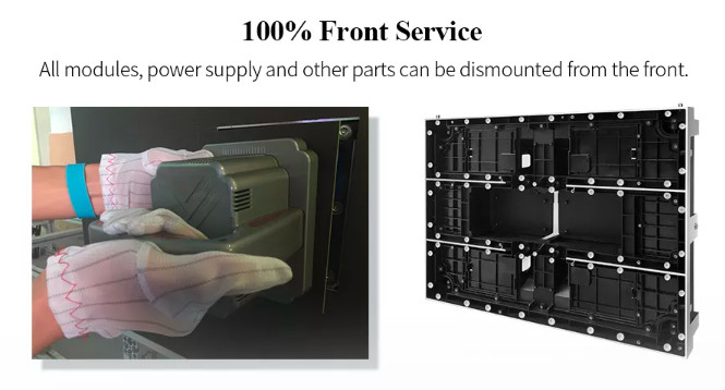 LX P2.5 P2 P3 P1.9 Commercial Advertising Indoor Led Wall Displays For Concert 3840Hz