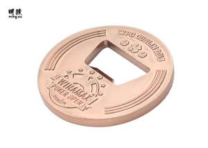 Quality Bronze Beer Bottle Openers Coin , Bottle And Wine Opener Round Shape wholesale