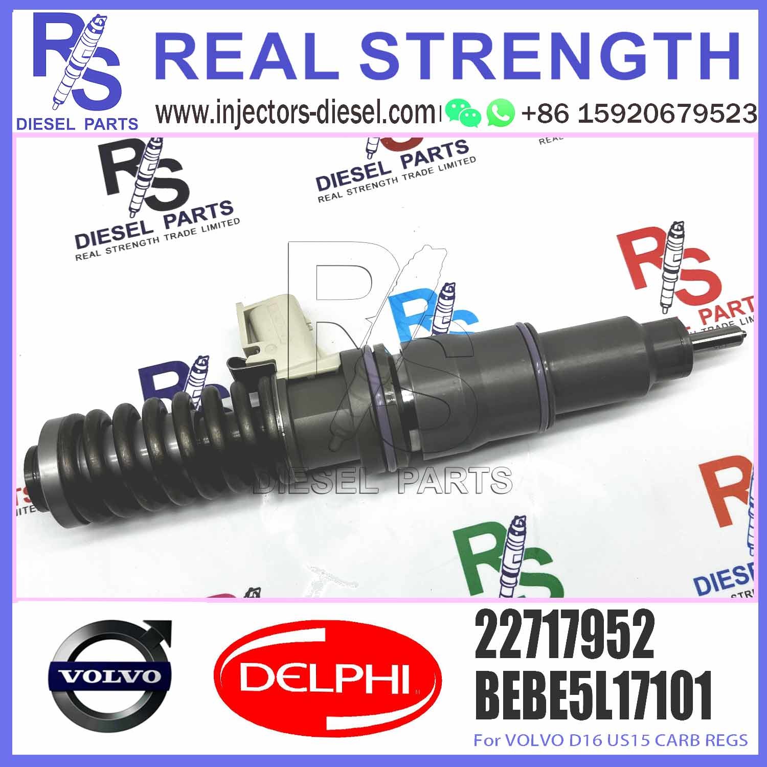 BEBE5L17101 Common Rail Diesel Injector Fuel System Injector 22717952 Diesel Fuel Injector Nozzle