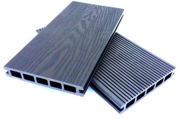 Exterior Sustainable Decking Anti Slip Composite WPC Waterproof ISO9001