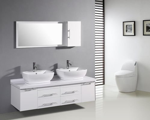 Rectangle Double Side Cabinet Waterproof Bathroom Vanity with Mirror Include Mirror Yes