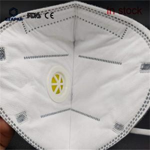 Quality Odorless Face Mask With Valve Low Breathing Resistance Health Protective wholesale