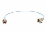 RF Custom Microwave Coax Cable Assemblies Au Plated 50Ω Impedance