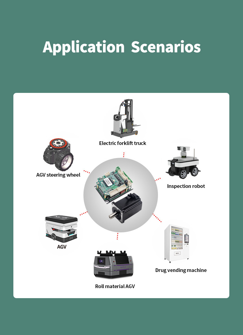 Over-current Protection Servo Motor Drive Compact Design with 3 Times Overload
