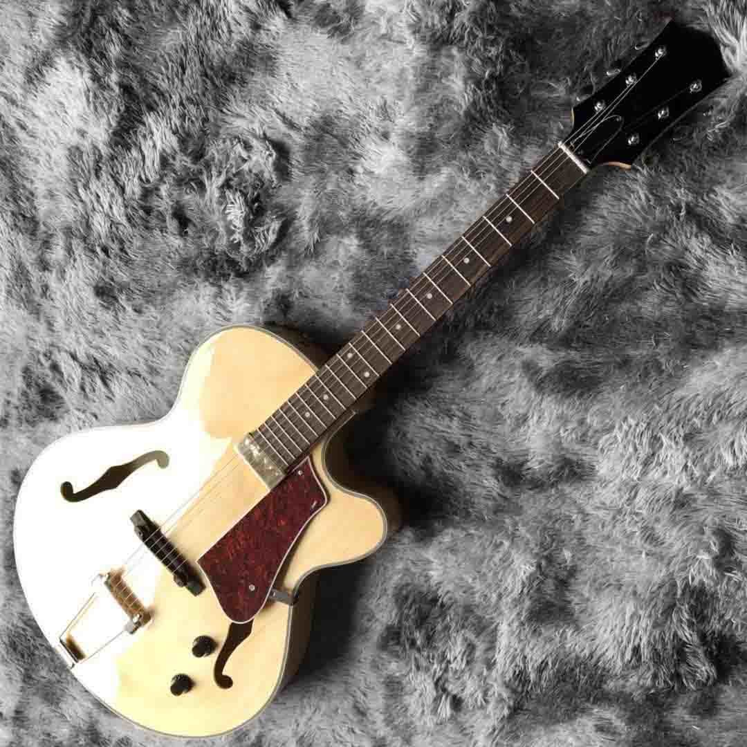 2020 New Godin Style Model Custom Grand 5th Avenue Jazz Electric Guitar in Natural