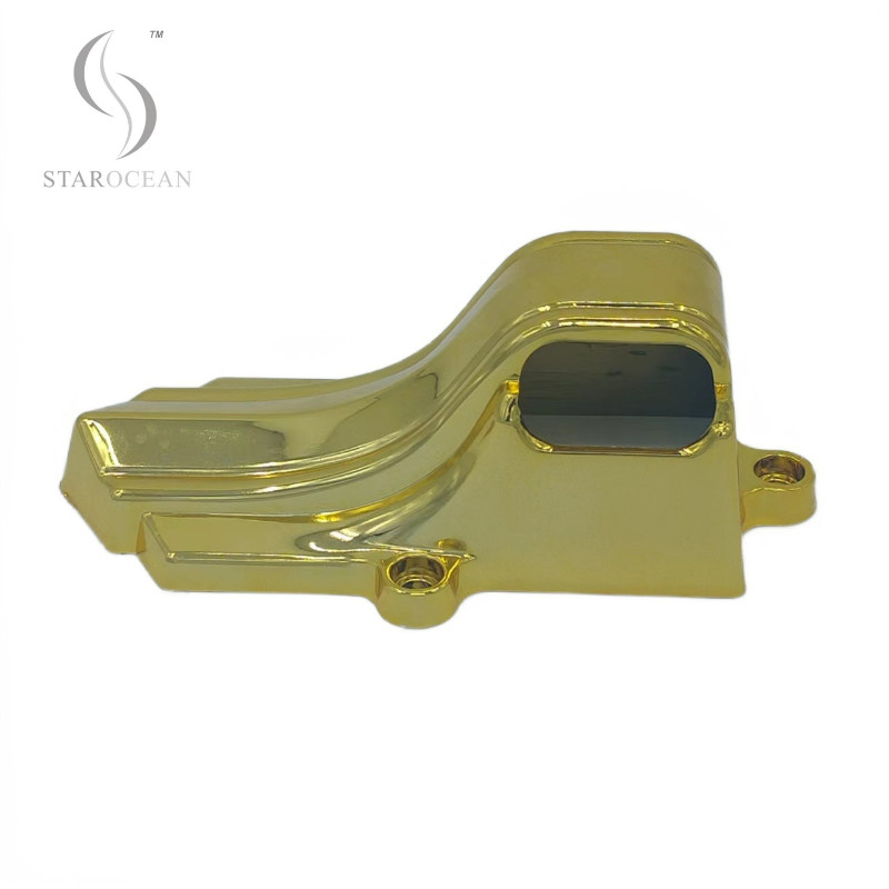 Gold Color Coffin Fittings Suppliers , Coffin Christmas Ornaments Light Weight 10#