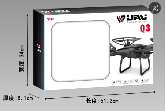 Beginner Operator Skill Level X15 Eco-Friendly Material Toy Aircraft With Led Lights 4XAA Controller Battery