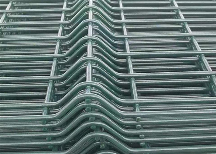 Custom Color Welded Wire Fence Panels With Various Post Types / Folds For Ourdoor