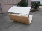 Rattan Daybed Chaise Lounge Set , Resin Wicker Patio Furniture