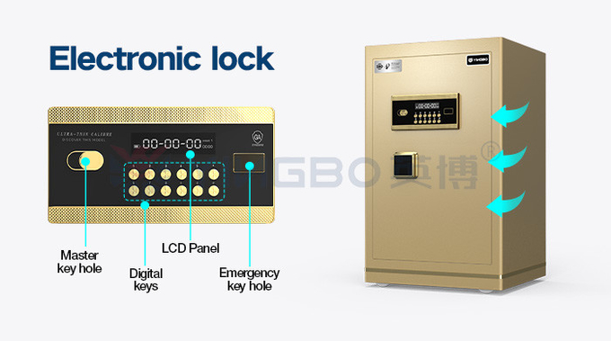 Solid Steel Smart Office Safe Box Digital Electionic Lock YB/N7-70