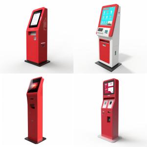 China Airport Hotel Self Check In Kiosk With Face Recognition Dispenser on sale
