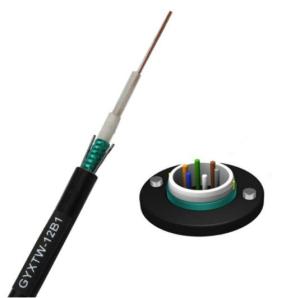 Quality GYXTW G652D 2 4 6 8 16 24 Armoured Aerial Fiber Optic Cable wholesale