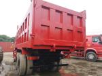 Red 30 Tons Tipper Truck 13000 Kg Vehicle Weight Manual Transmission