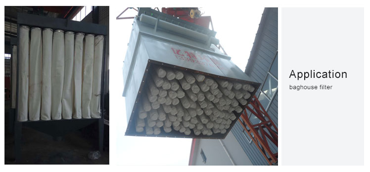 1.8 mm Thick Professional Filter Bag for Flour Mill Dust Collector 300 N/cm2 Intensity