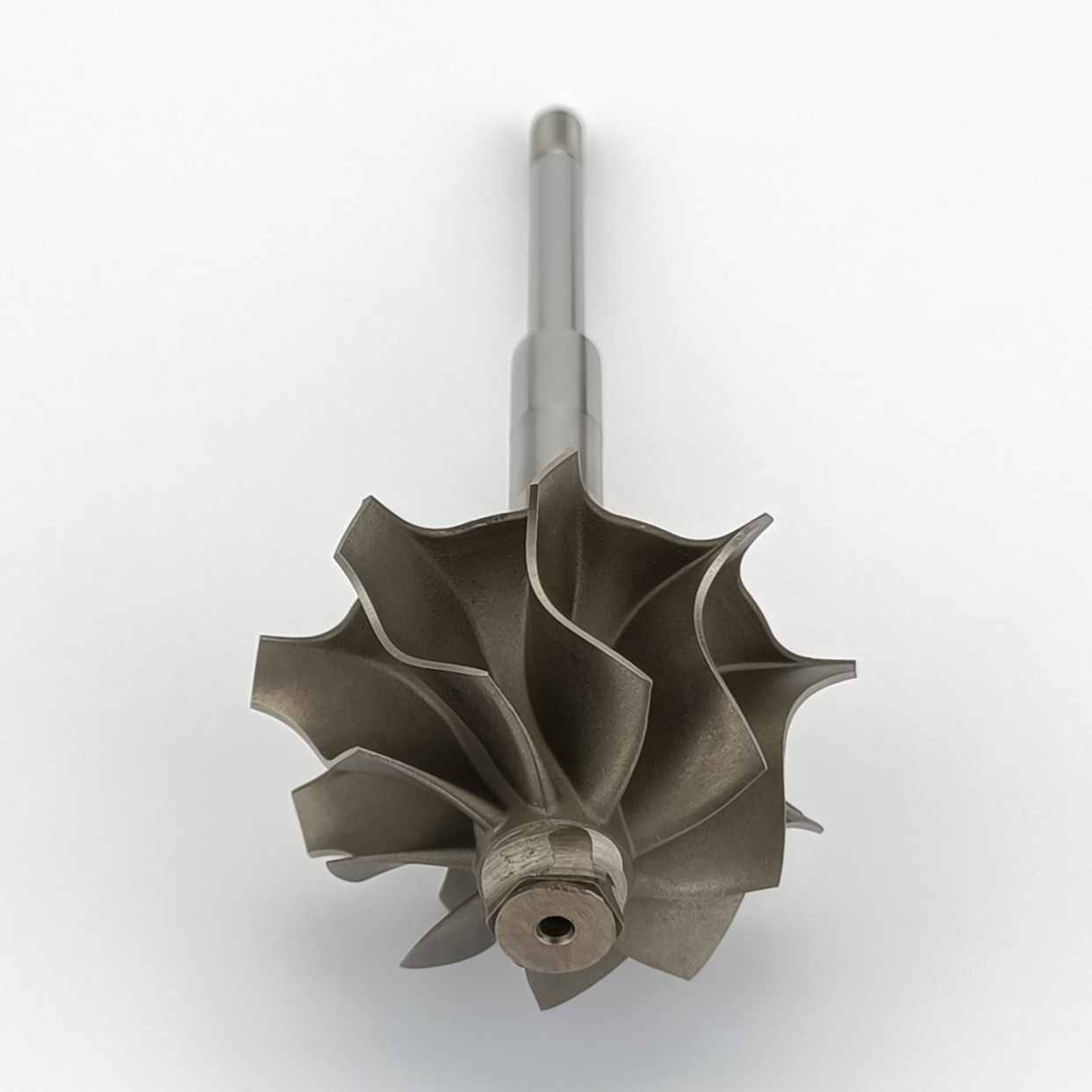 MS-TECH Turbo T2 Turbine Wheel Shaft 435354-0010 Ind 53mm Exd 38.55mm Blades9