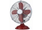 Decorative 12" Metal Antique Electric Desk Fan 3 Speed Full Copper Motor