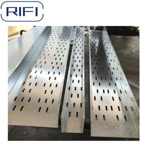 Quality Hot-dip Galvanizing Electrical Cable Tray Height 50-200mm Fire Resistance wholesale