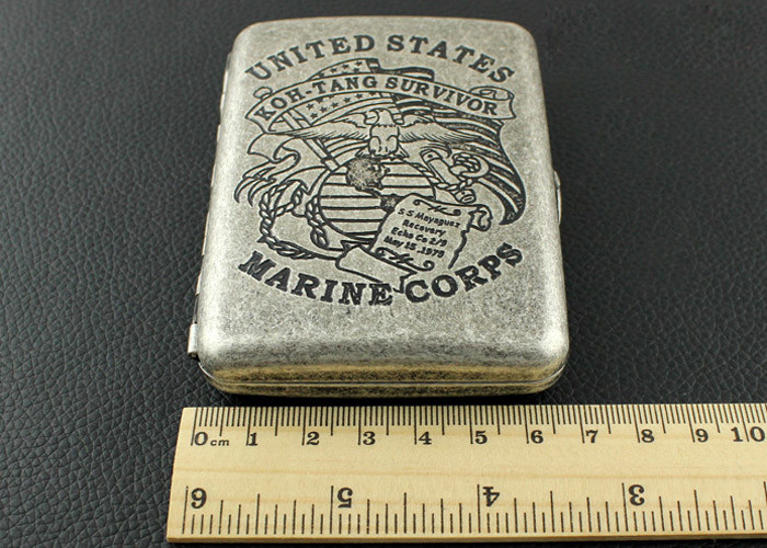High Grade Daily Household Items Star Antique Silver Gift Box Cigarette Set