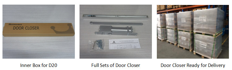 Sliding Track Arm Hidden Door Closer , Silent Overhead Concealed Door Closer