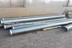Oil Drilling Stainless Steel Wedge Wire Screen Pipe Continuous Slot 0.04" 10ft