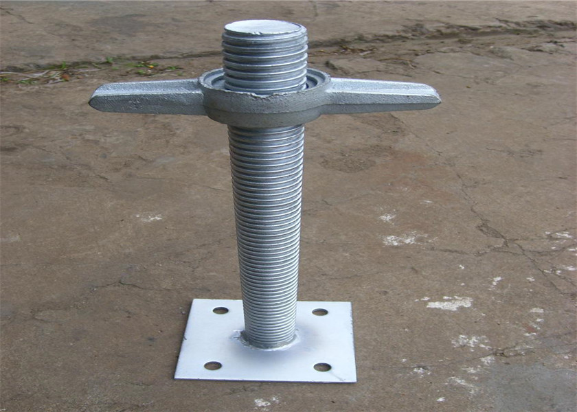 Adjustable Swivel Jack Base Plate Jack U Head Screw Jack For Ringlock Scaffolding