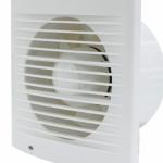 Wall Mounted 100MM Bathroom Ventilation Fan Exhaust DC Air