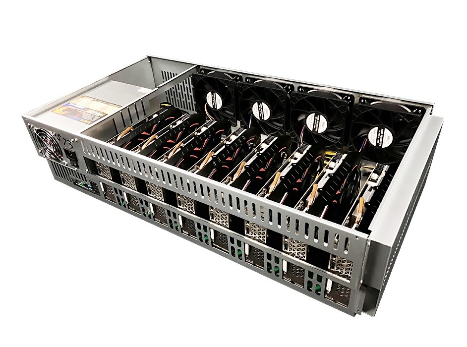 B85 240MH/S Rack Mount Gpu Mining Case 8 Gpu Server Chassis