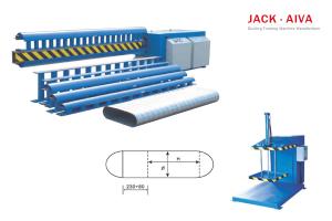 Quality 1500mm Flat Oval Duct Forming Machine Spiral Duct Manufacturing Machine wholesale