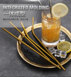 Quality Environmentally Friendly Reusable Stainless Steel Straws With Polishing Surface wholesale