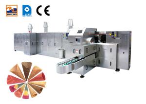 Quality Commercial Sugar Cone Production Line Waffle Baking Rolled Sugar Biscuit Cone Machine wholesale