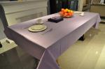 Rectanglar Lavender Paper Tablecloths , OEM 3ply Graduation Table Covers