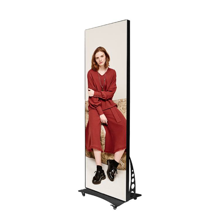 Outdoor Led Poster Video Display Floor Standing Led Display Screen 3mm 4mm