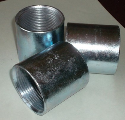 threaded galvanized steel pipe with sockets and caps