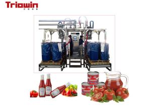 Quality 5tph Tomato Puree Processing Plant With Big Aseptic Drum Packing 1 Year Warranty wholesale