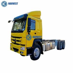 Quality HOWO Left Hand Drive 371hp 40 Ton Heavy Cargo Truck With 12R24 Tyres wholesale