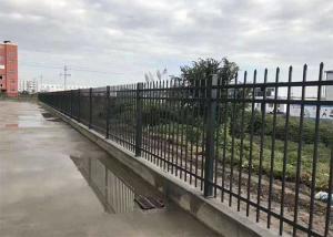 Quality Flatten Top Galvanized Tubular Steel Fence Metal Rod Fencing wholesale