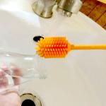 Custom Silicone Kitchen Brush Washing Tool Print Customized Logo No Bacteria