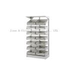 H198cm Stainless Steel Medical Cabinet Adjustable Rack