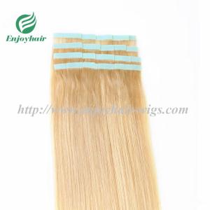 Quality Tape Hair extension 16&quot;-28&quot;L,100s/pack 613# color Straight malaysian virgin hair wholesale