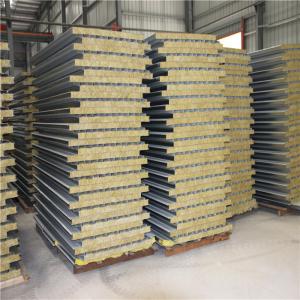 Quality prefabricated fireproof rockwool sandwich panel house for labor camp wholesale