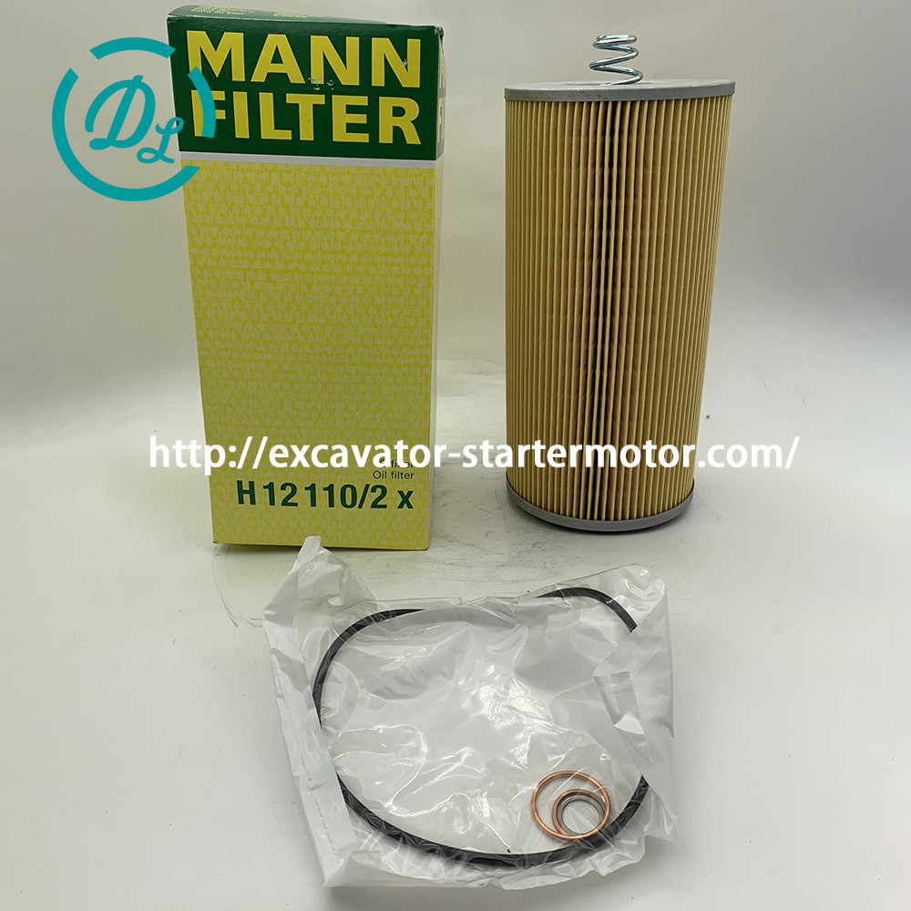 H12110/2X Excavator Oil Filter H12110 2X MANN Filter Compressor