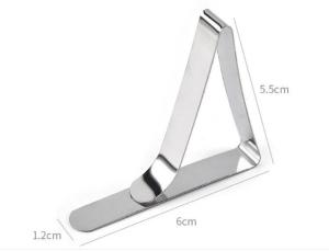 Quality Kitchen Tools Gadgets Adjustable 5cm Stainless Steel 18/8 Table Cover Clamp wholesale