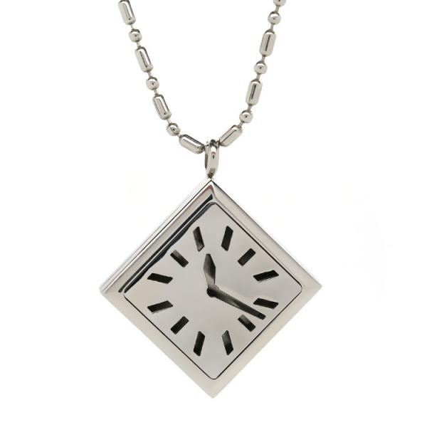 Stainless Steel Hollow Cutting Square Shape Perfume Scented Essential Oil